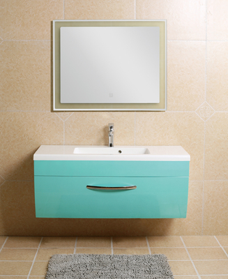 Contemporary Bathroom Furniture Vanities With Tops Radiant Door Lake Blue Colored