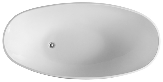 Acrylic Free Standing Bathtub , Single Standing Bath Tubs Distinct Tapered
