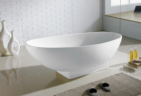 Acrylic Free Standing Bathtub , Single Standing Bath Tubs Distinct Tapered